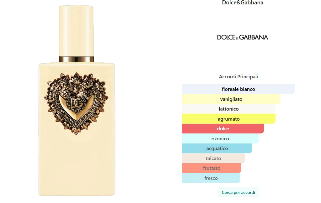 Your Devotion Eau de Parfum Intense di Dolce&Gabbana 100ml
