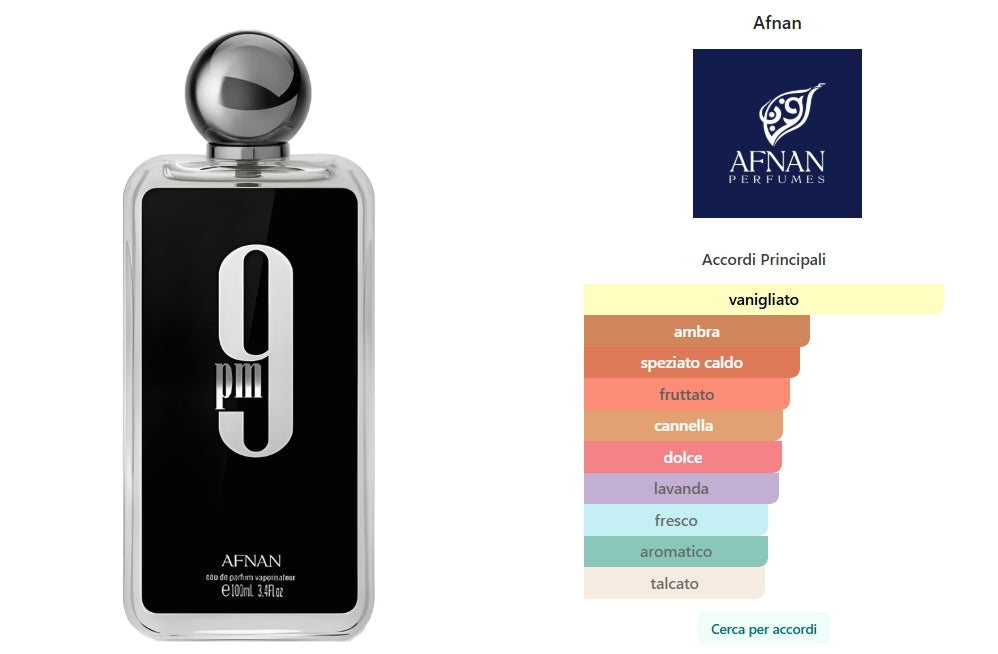 9 PM di Afnan Uomo 100ml