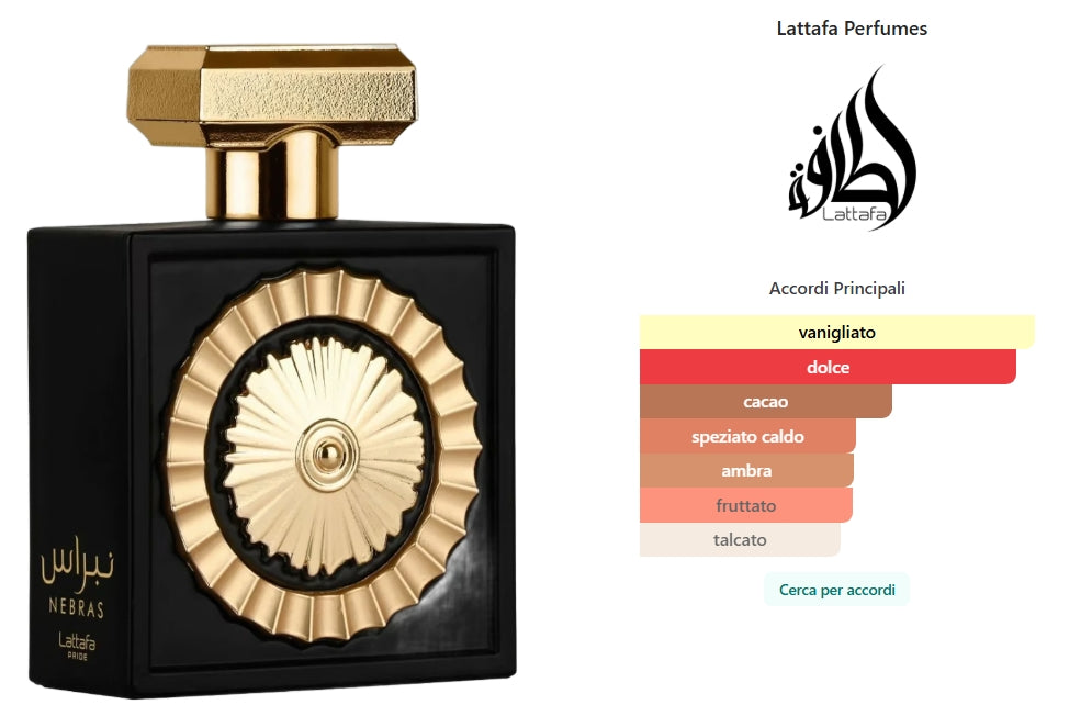 Nebras di Lattafa Perfumes Eau de Parfum 100ml