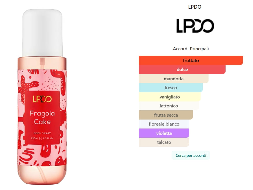 Fragola Cake di LPDO 250ml