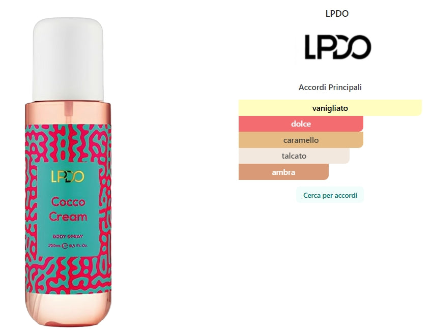 Cocco Cream di LPDO 250ml