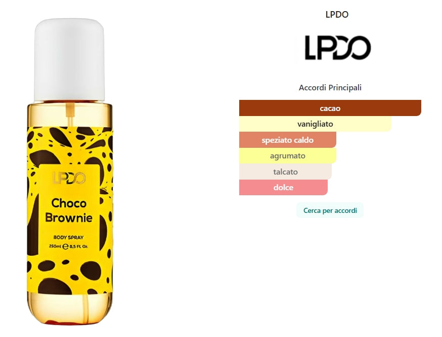 Choco Brownie di LPDO 250ml