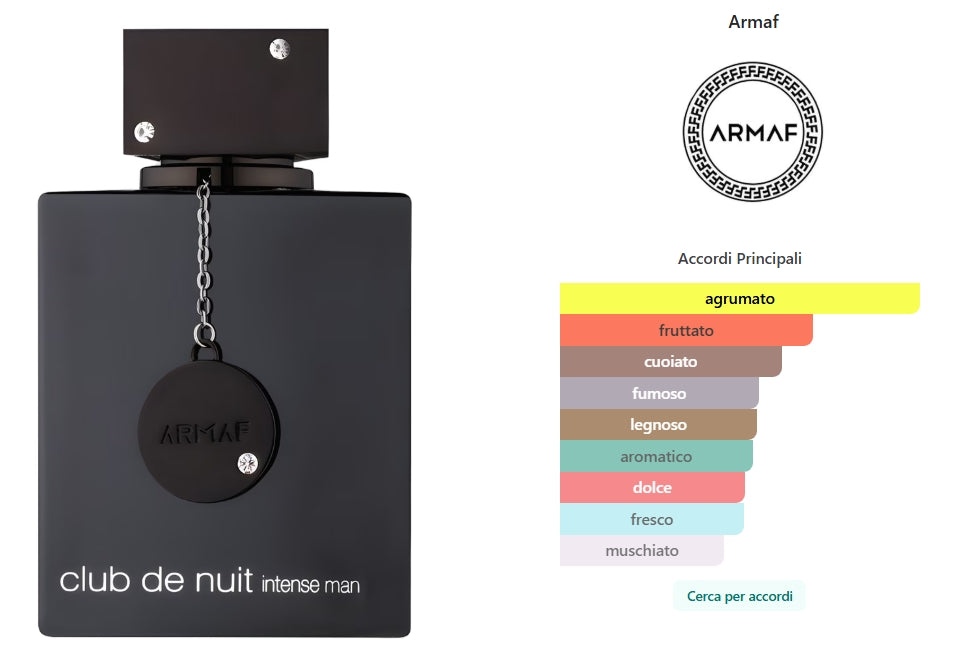 Club De Nuit Intense Man di Armaf Eau de Toilette 105ml