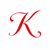 K rossa calligrafica